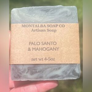 Artisan Soap PALO SANTO & MAHOGANY Handcrafted by Me
